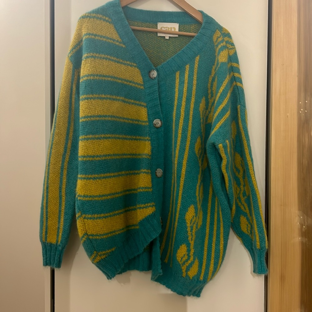 Assymetric Knit Cardigan - Picture 2 of 5